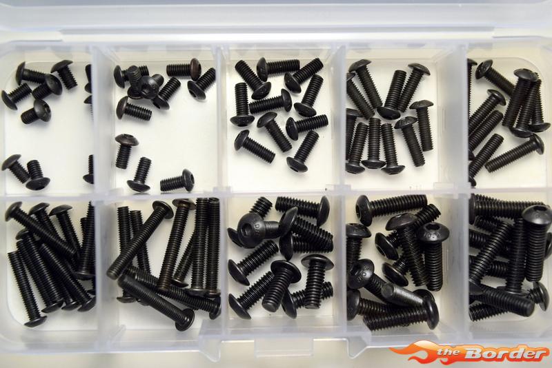 Absima 1/10 Mix Set Button Head 100pcs mix 3020004