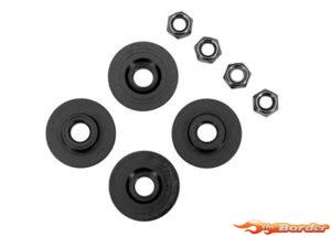 Traxxas 17mm Pro Scale Aluminium Wheel Adapters (4) 8549