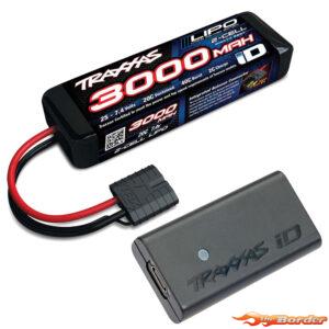 Traxxas 3000mAh LiPo & USB-C 2S LiPo Lader