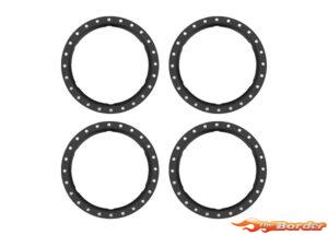 Traxxas Beadlock Rings Black (Machined Aluminium, 4pcs) 10276-BLK