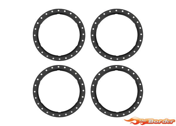 Traxxas Beadlock Rings Black (Machined Aluminium, 4pcs) 10276-BLK