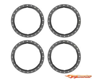 Traxxas Beadlock Rings Black (Machined Aluminium, 4pcs) 10276-BLK