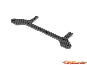 XRAY X10 Carbon Rear Pod Lower Plate for 1-Piece Chassis Front 371172