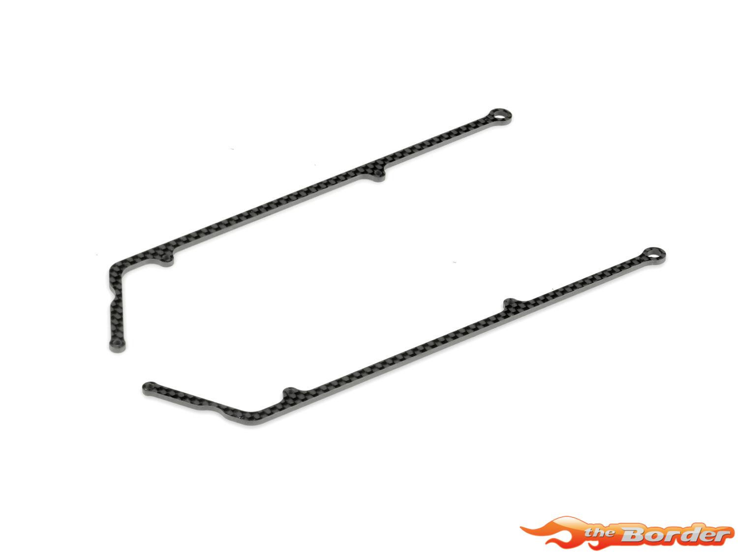 XRAY X10 Carbon Side Brace for 1-Piece Chassis (2) 376323