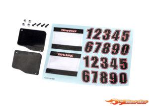 Traxxas Number Plates (L&R) 10813