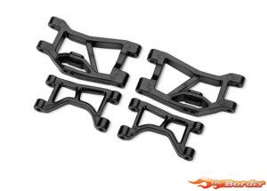 Traxxas Black Rear Upper & Lower Suspension Arms (L&R) 10830