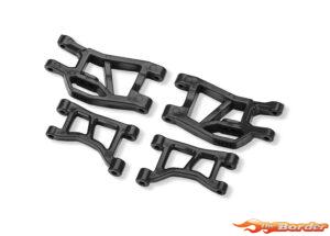 Traxxas Black Front Upper & Lower Suspension Arms (L&R) 10831