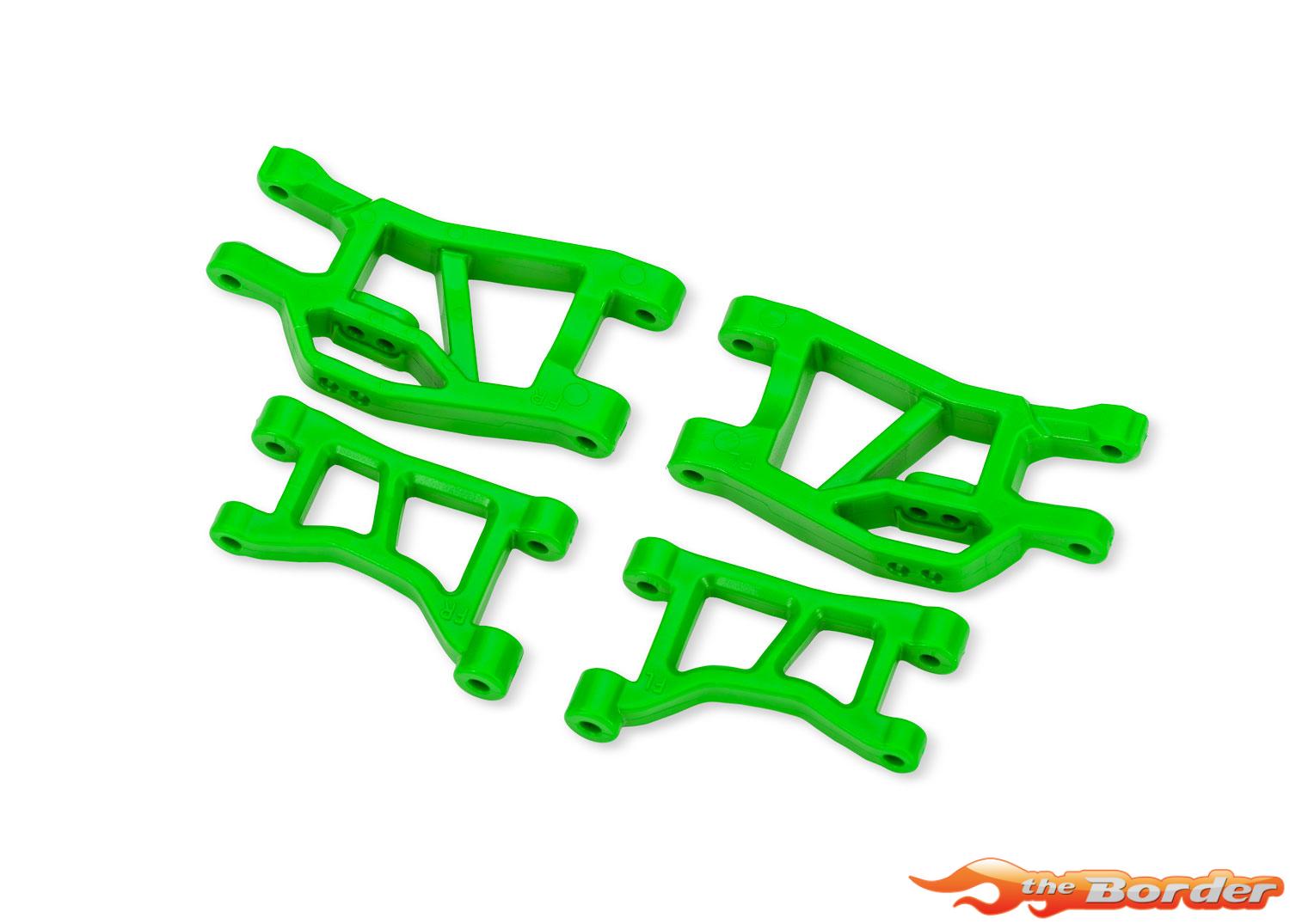 Traxxas Green Front Upper & Lower Suspension Arms (L&R) 10831-GRN