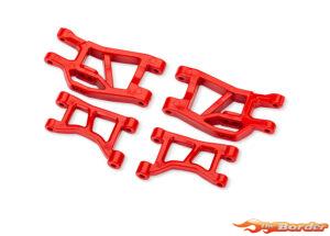 Traxxas Red Front Upper & Lower Suspension Arms (L&R) 10831-RED
