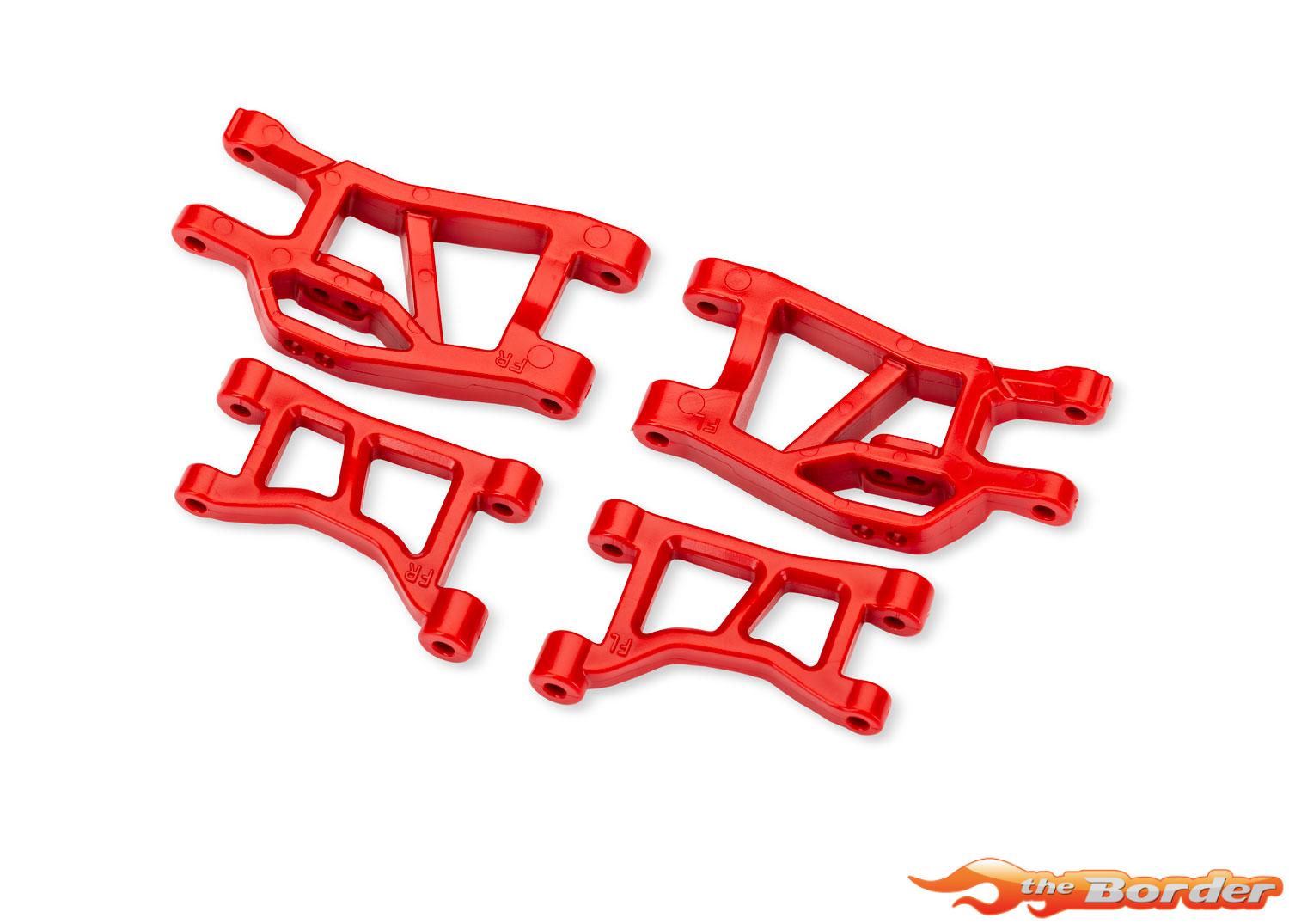 Traxxas Red Front Upper & Lower Suspension Arms (L&R) 10831-RED
