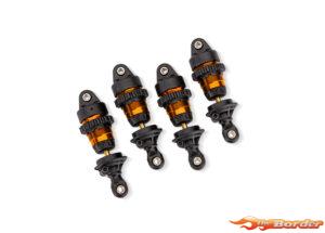 Traxxas Orange Aluminum Mini GTR Short Shocks (4) 10865-ORNG