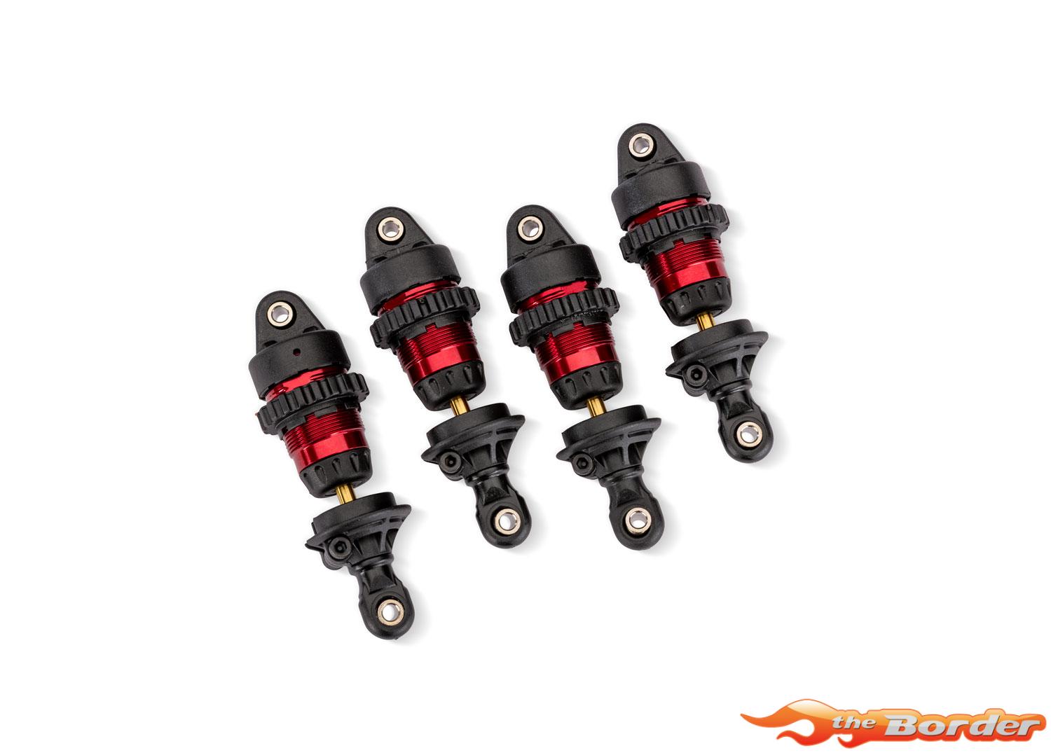 Traxxas Red Aluminum Mini GTR Short Shocks (4) 10865-RED