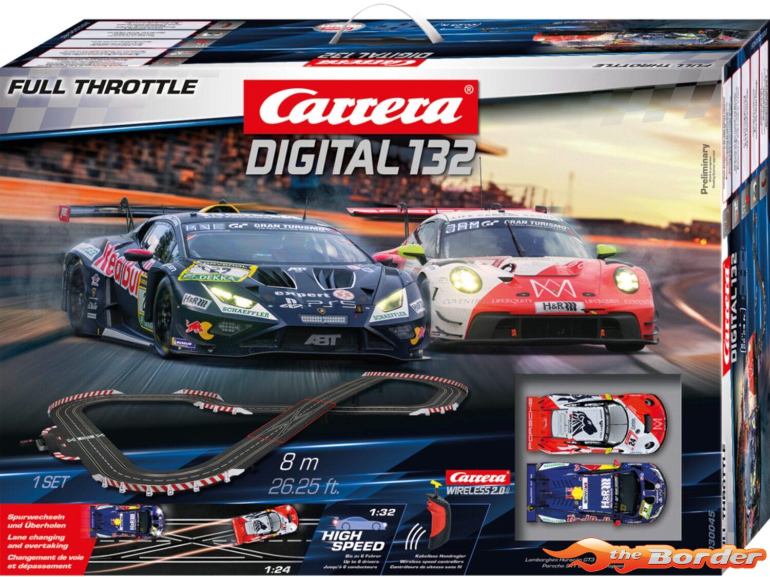 Carrera Digital 132 Racebaan - Full Throttle (2 auto's & 8 meter baan) 30045