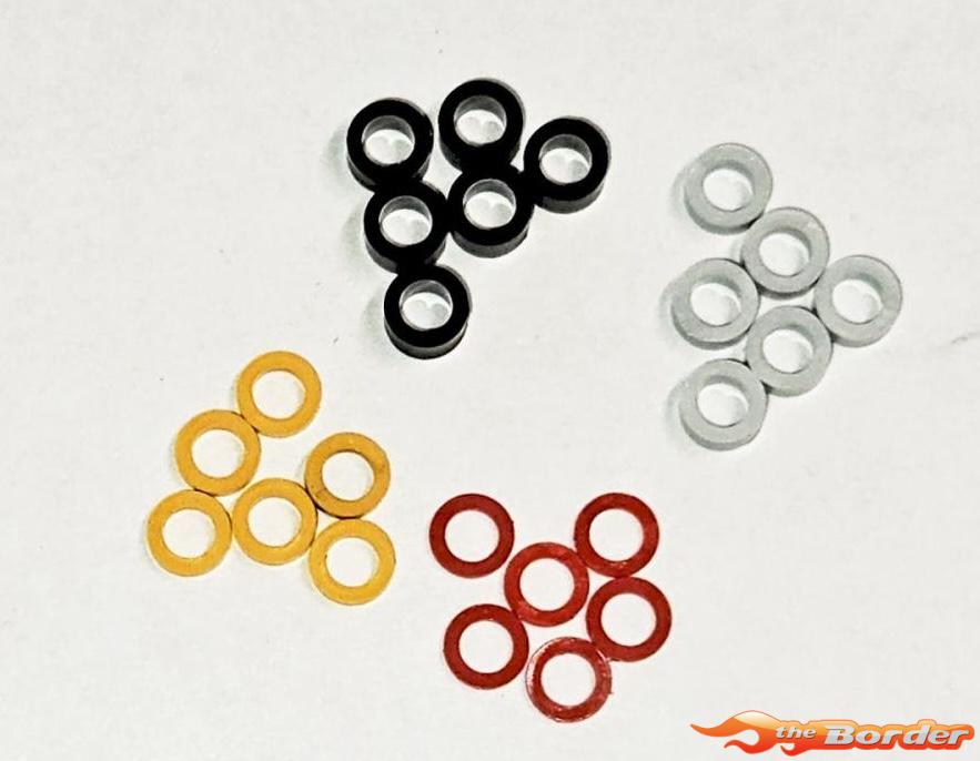 FrankenSlot Pom Shim Combo Set 3mm Axle (24) 88924 - Afbeelding 2