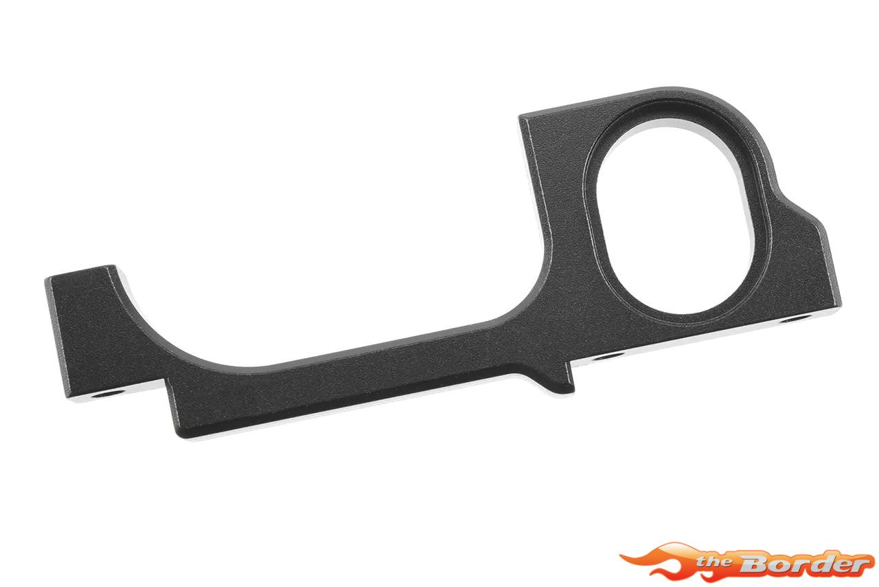 Corally Bulkhead Rear Left - 7075 Aluminium Black 1pcs C-00105-003
