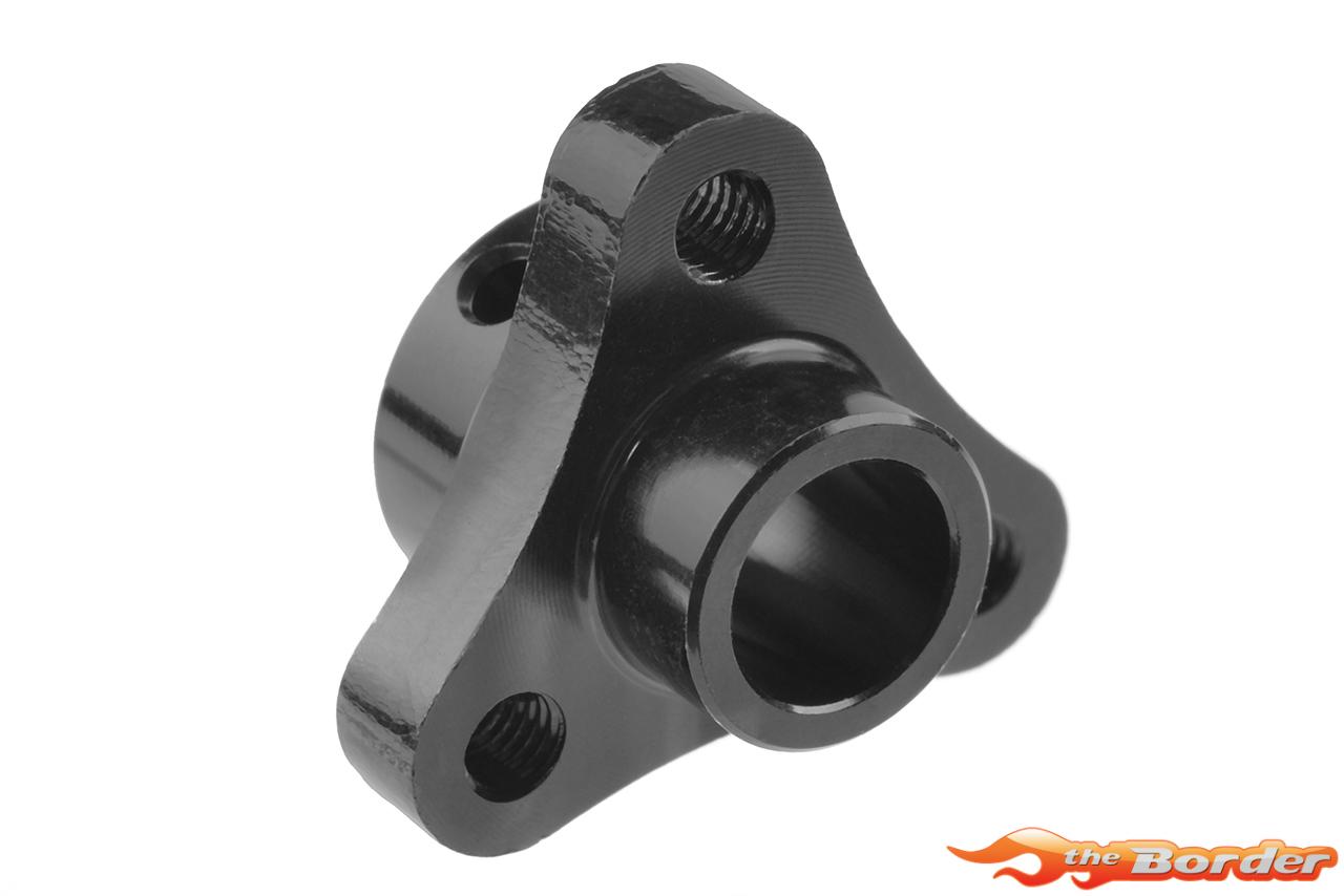 Corally Spur Gear Holder - Solid Axle - Aluminium Black C-00105-015