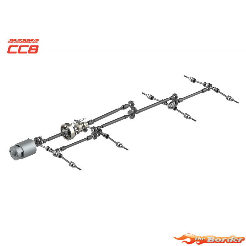 CrossRC CC8 8x8 1/12 Dump Truck Kit 90100244 - Afbeelding 32