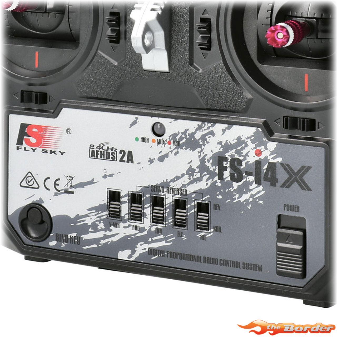 FlySky i4X 4-Channel Radio Set Stick Transmitter FS057 - Afbeelding 4