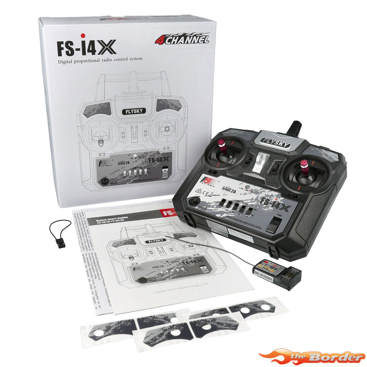 FlySky i4X 4-Channel Radio Set Stick Transmitter FS057 - Afbeelding 6