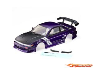 Kyosho Fazer FZ02S Nissan Silvia S13 Tuned Ver. Purple Body Shell Set FAB619PL