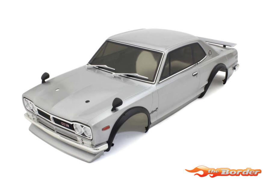 Kyosho Fazer FZ02S Skyline 2000 GT-RKPGC10 Silver Body Shell Set FAB606SL