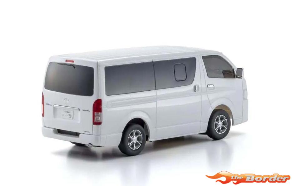 Kyosho First Mini-Z 1/28 Toyota Hi-Ace Super GL White 66609A - Afbeelding 6