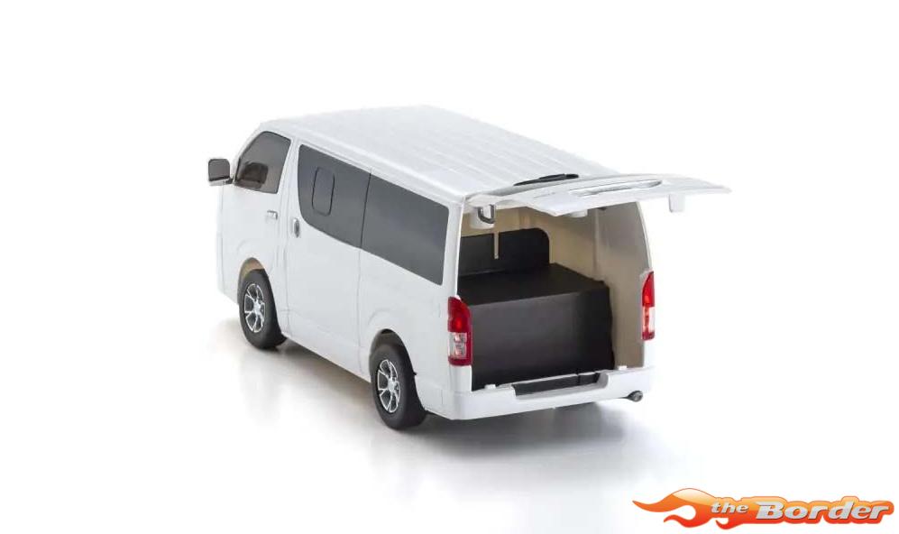 Kyosho First Mini-Z 1/28 Toyota Hi-Ace Super GL White 66609A - Afbeelding 7