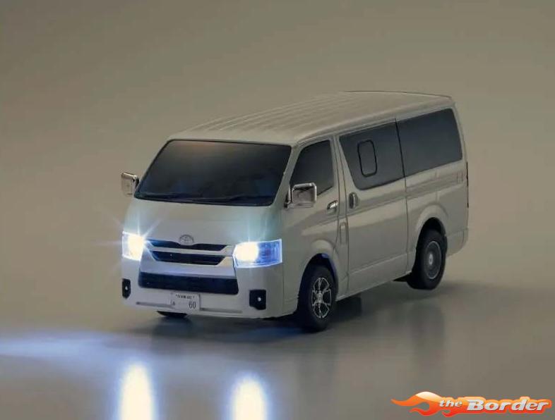 Kyosho First Mini-Z 1/28 Toyota Hi-Ace Super GL White 66609A - Afbeelding 9