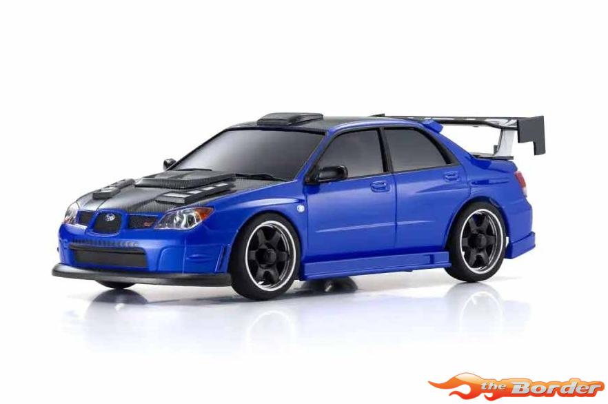 Kyosho Mini-Z AWD Subaru Impreza WRX Aero Kit Blue 32653BL - Afbeelding 3