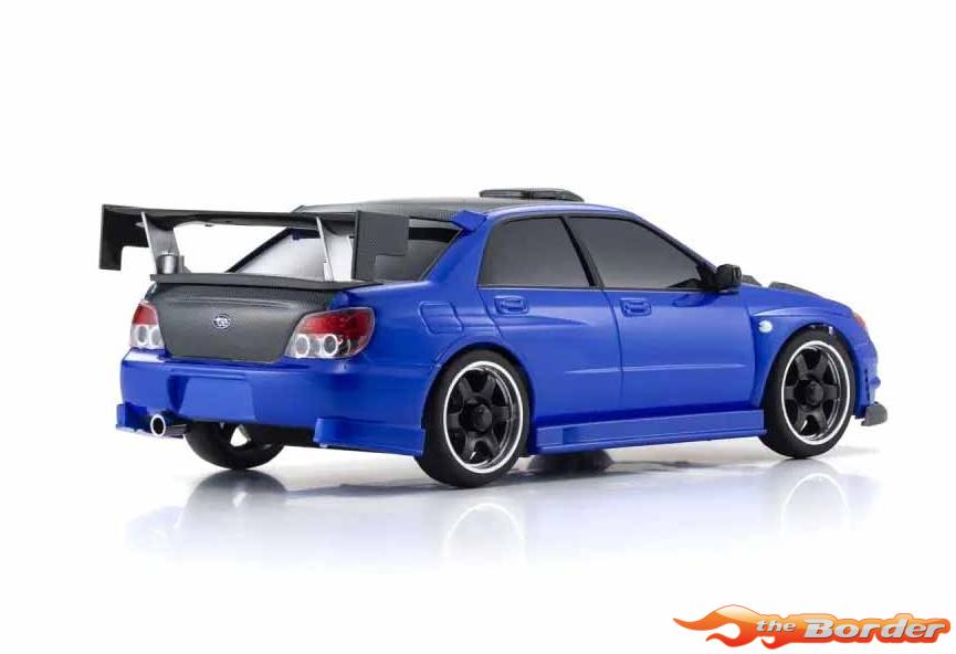 Kyosho Mini-Z AWD Subaru Impreza WRX Aero Kit Blue 32653BL - Afbeelding 5