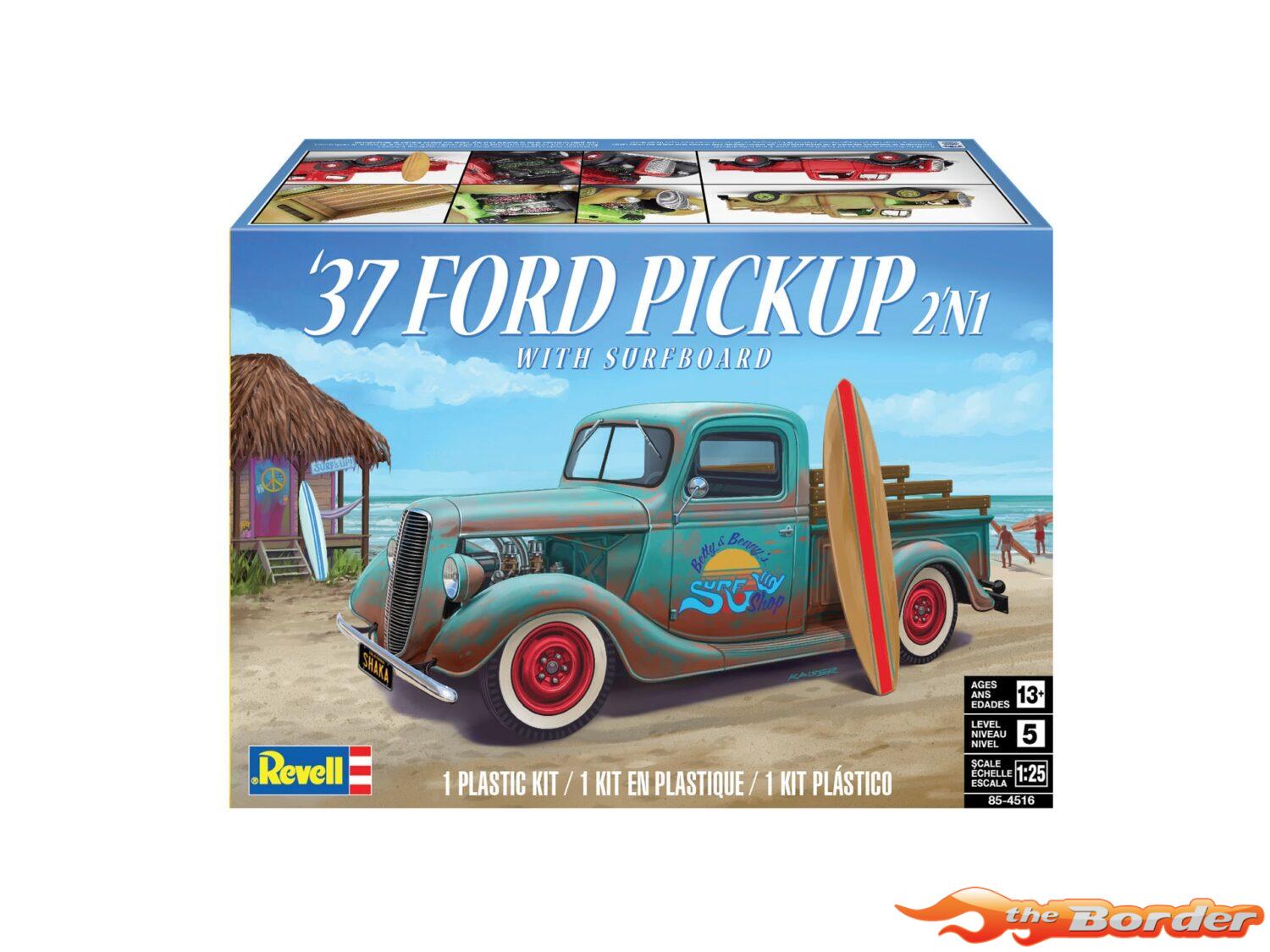 Revell '37 Ford Pickup 2N1 met Surfboard Auto modelbouwpakket 1/32 14561 - Afbeelding 9