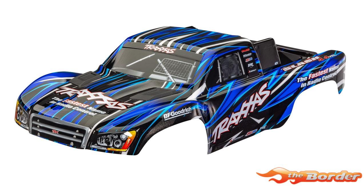Traxxas Slash Body Blue (Painted, Decals Applied, Clipless) 6946-BLUE