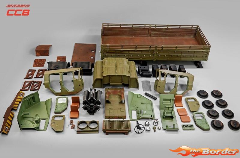 CrossRC CC8 8x8 1/12 Dump Truck Kit 90100244 - Afbeelding 20
