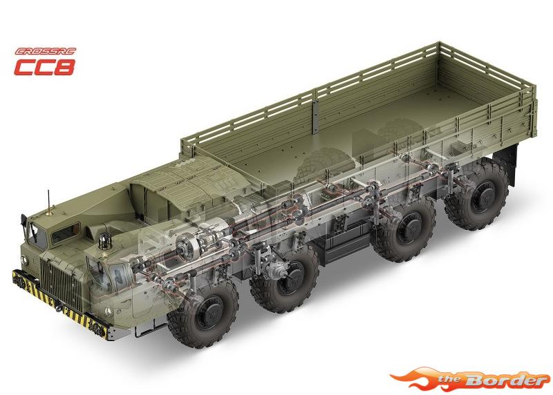 CrossRC CC8 8x8 1/12 Dump Truck Kit 90100244 - Afbeelding 21
