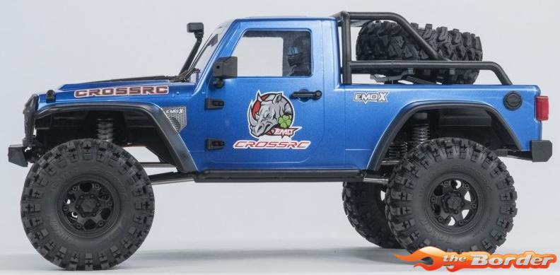 CrossRC Crawling kit - EMO X1 1/8 RTR 775 Brushed kit (blue) 90100154 - Afbeelding 6