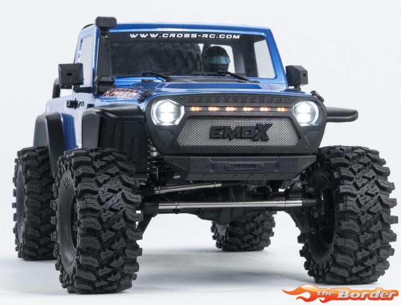 CrossRC Crawling kit - EMO X1 1/8 RTR 775 Brushed kit (blue) 90100154