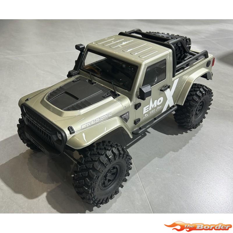 CrossRC Crawling kit - EMO X1 1/8 RTR Brushless kit (silver) 90100158 - Afbeelding 16