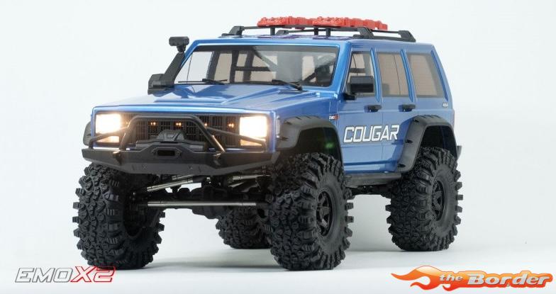 CrossRC Crawling kit - EMO X2 1/8 RTR 775 Brushed kit (Metal Deep Blue) 90100166 - Afbeelding 4