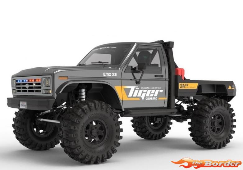 CrossRC Crawling kit - EMOX3 1/8 ARTR kit (Deep Grey) 90100174 - Afbeelding 2