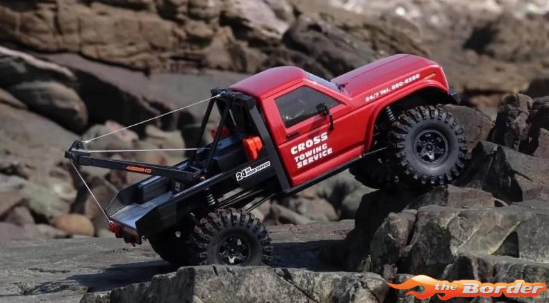 CrossRC Crawling kit - EMO X3 1/8 ARTR kit (Metal Red) 90100171 - Afbeelding 5