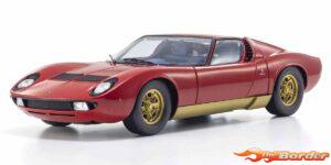 Kyosho 1/12 Lamborghini Miura P400 1968 Red/Gold KS08621RBL