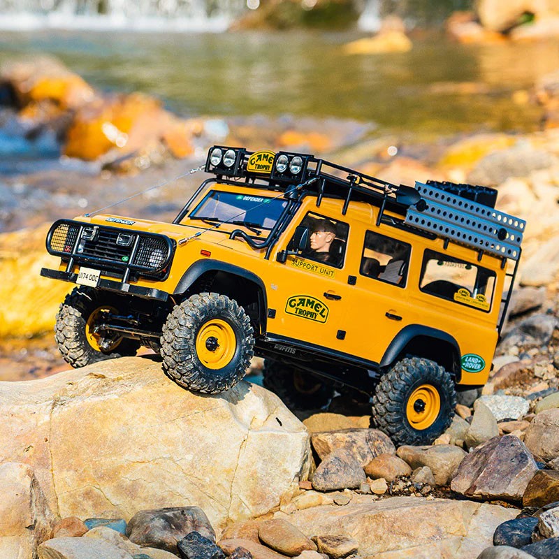 FMS 1/10 Land Rover Defender 110 FCX10 Crawler RTR (RS Version) FMS11045RS-YL-SP - Afbeelding 6