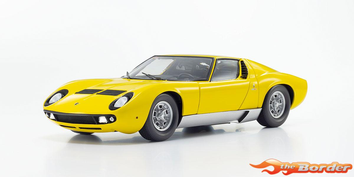 Kyosho 1/18 Lamborghini Miura P400 1968 Yellow 08314Y