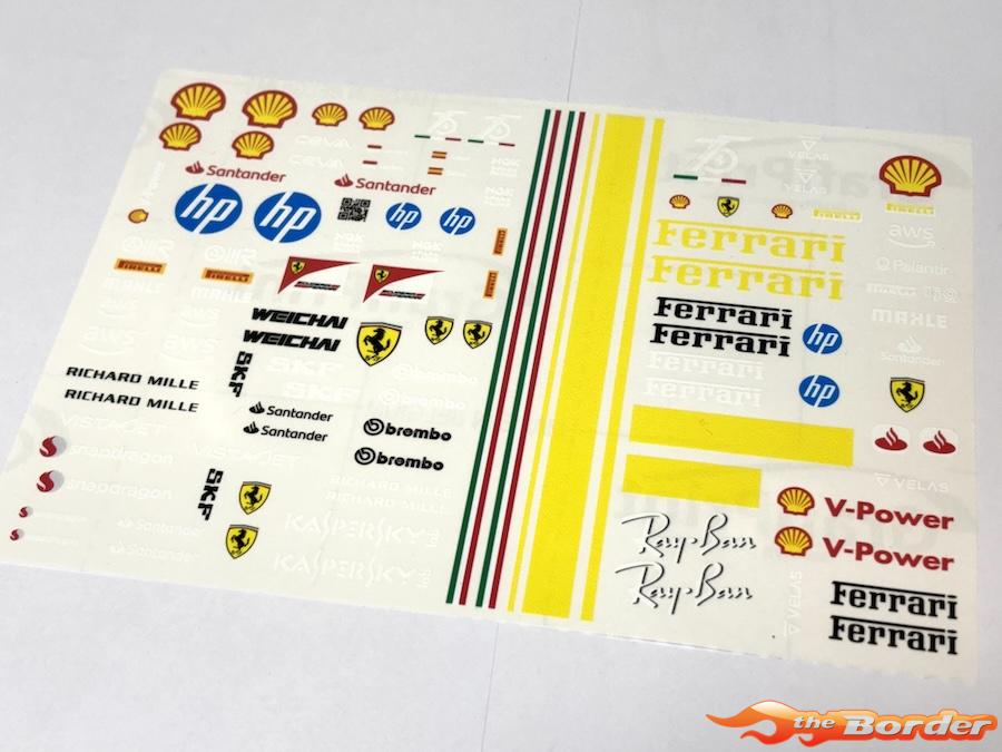 Ferrari Logo's GT Cars Decal Sheet 1/10 BRPD1370 - Afbeelding 4