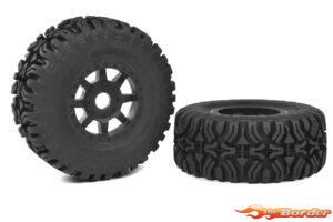 Corally 1/8 SC Tires - Mudclaws Glued on SC Rims (2) C-00180-1250