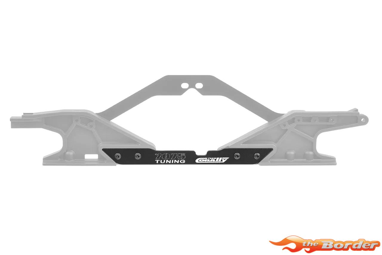 Corally Chassis Brace XL6S - Center Lower - Aluminum 7075 3mm Hard Anodised C-00180-1125