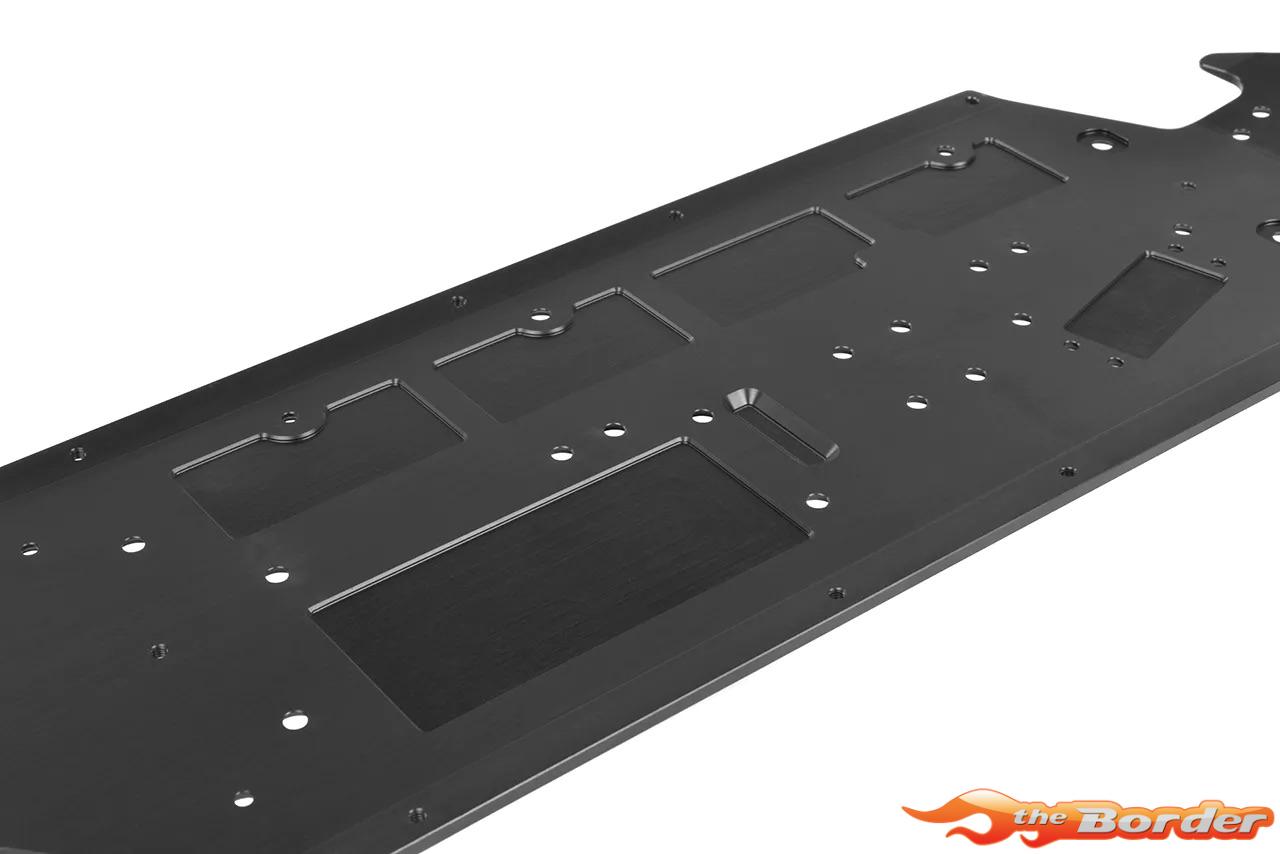 Corally Chassis - MT G2 Aluminum 7075 3mm - Hard Anodised Black C-00180-1211 - Afbeelding 4