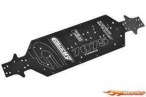 Corally Chassis - MT G2 Aluminum 7075 3mm - Hard Anodised Black C-00180-1211