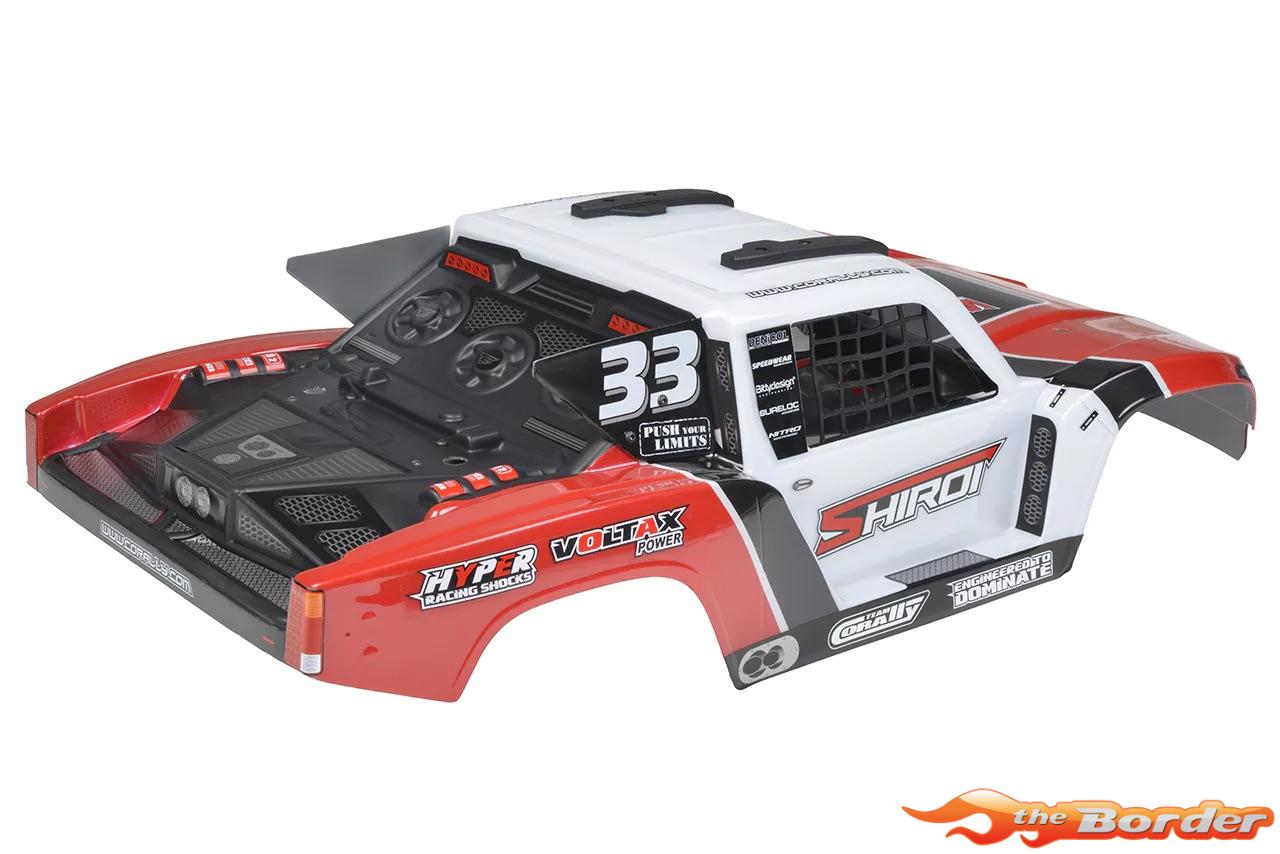 Corally Red Body Shiroi + Driver Interior + Roll Cage + Body Accessories C-00180-1252-1 - Afbeelding 3