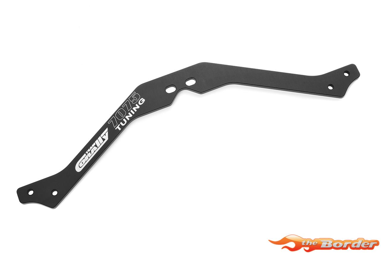 Corally Chassis Brace XL6S - Center Upper - Aluminum 7075 3mm Hard Anodised C-00180-1126